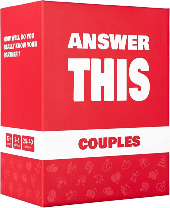 Answer This - Couples - How Well Do You Know Your Partner? - Relationship & Conversation Card Gam... | Amazon (US)