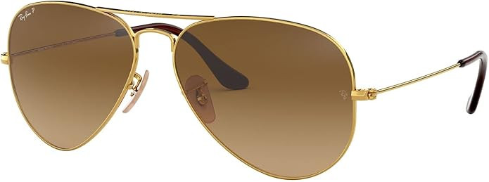 Ray-Ban RB3025 Classic Polarized Aviator Sunglasses | Amazon (US)