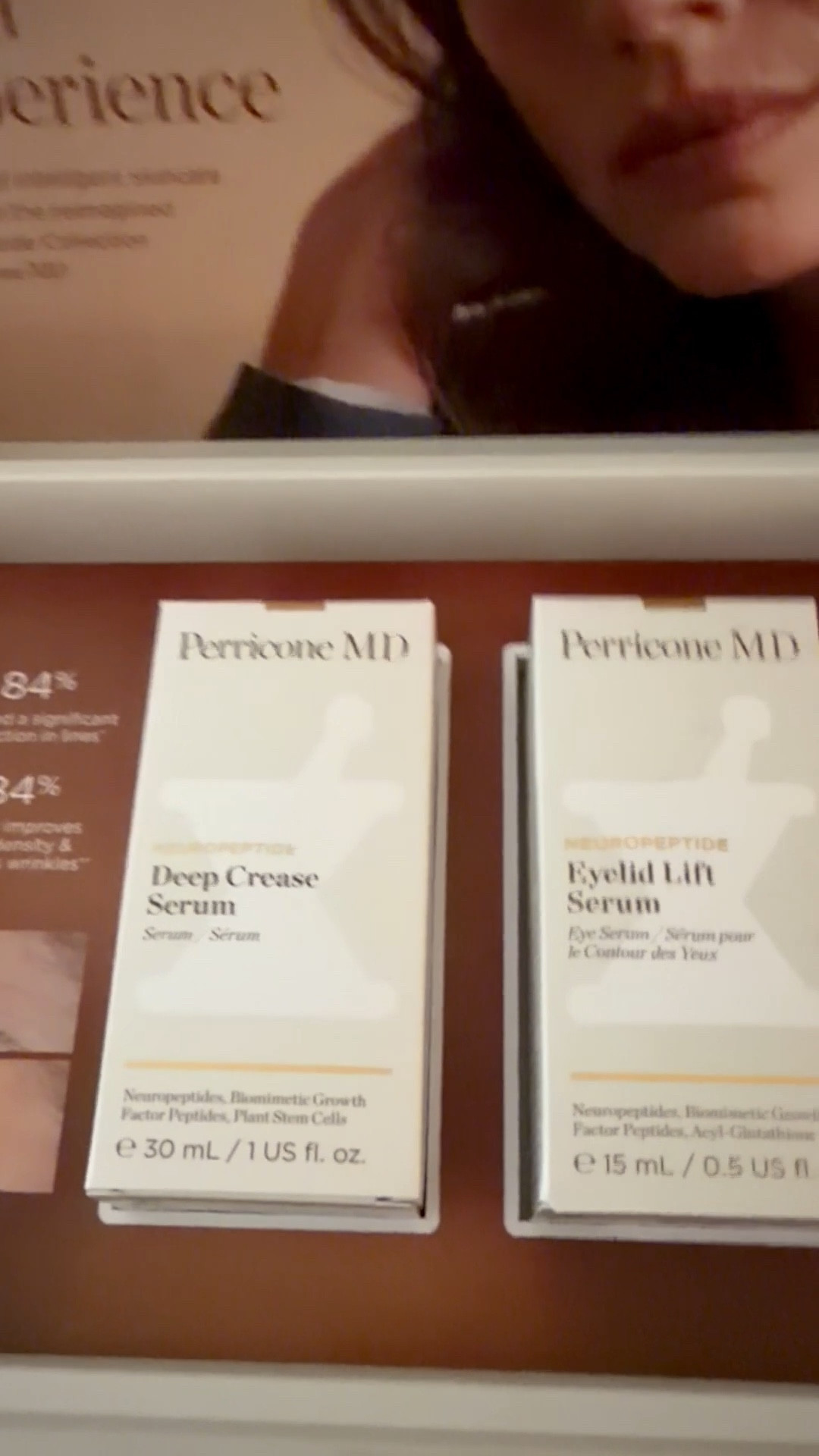 Neuropeptide Eyelid Lift Serum
Minimizes the look of eyelid creases, crepiness and loss of firmness

Perricone MD Neuropeptide Deep Crease Serum
Reduces the appearance of deep creases, marionette and lip lines.

#LTKBeauty #LTKOver40 #LTKgrwm