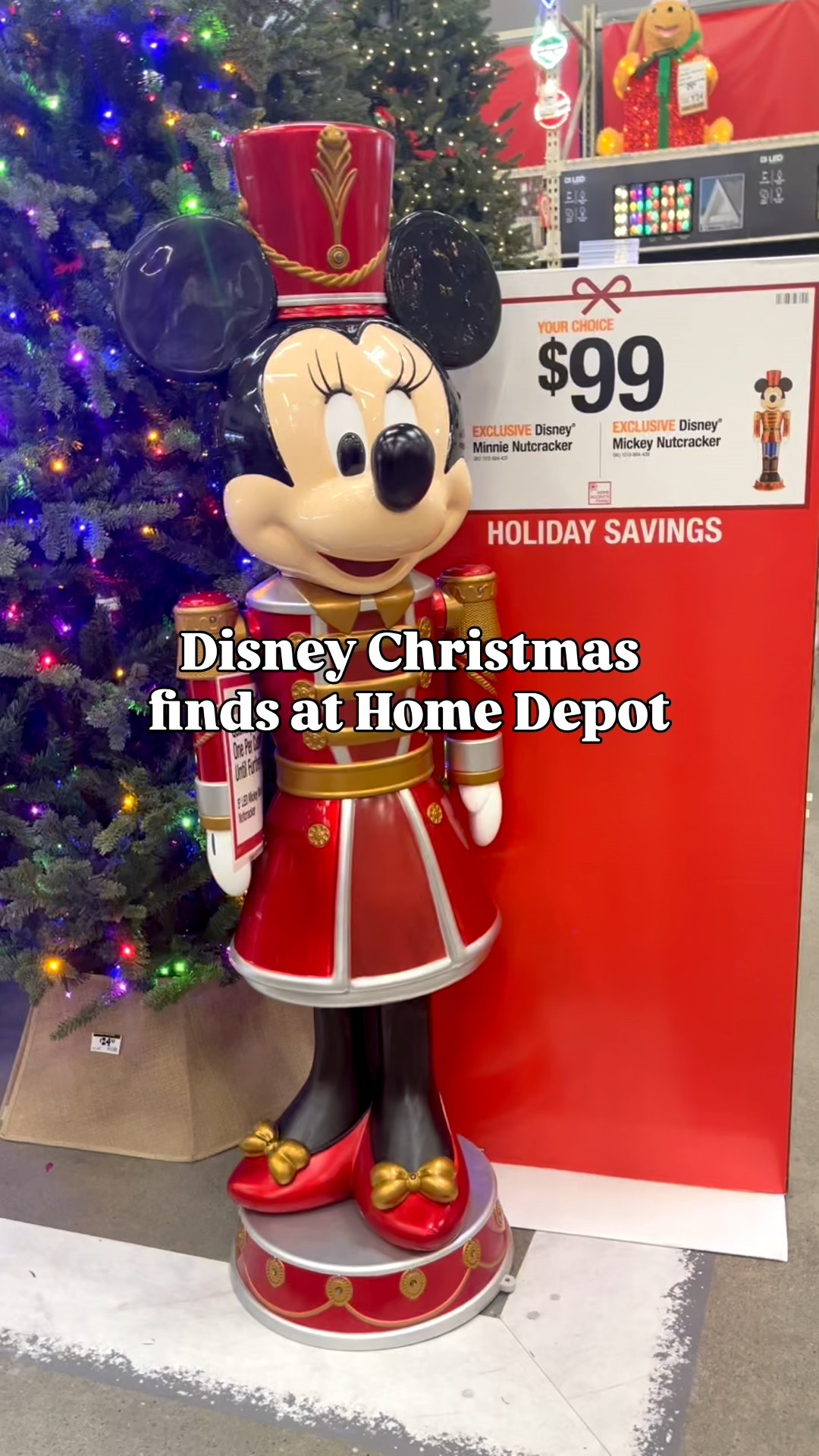 Home Depot has the cutest Disney Christmas decor this year! They have Mickey and Minnie nutcrackers, and animatronics of Olaf, Mickey, and Minnie  

#LTKHoliday #LTKHome #LTKSeasonal