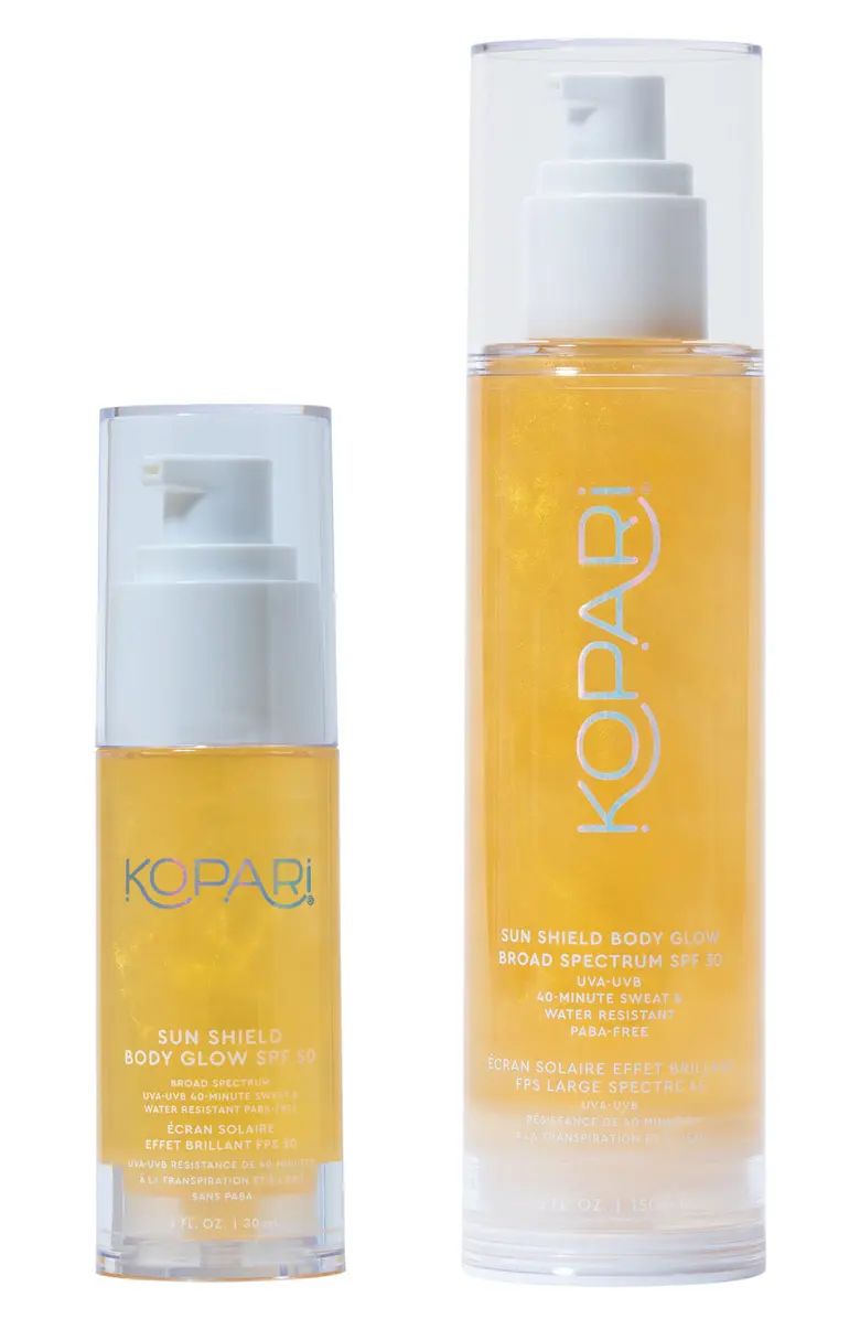 Kopari Sun Shield Body Glow Sunscreen SPF 50 Set $60 Value | Nordstrom | Nordstrom