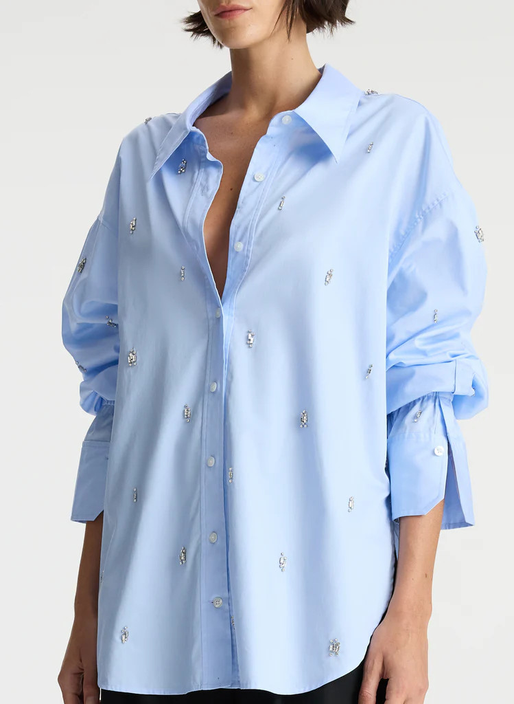 Monica Embellished Cotton Top | A.L.C