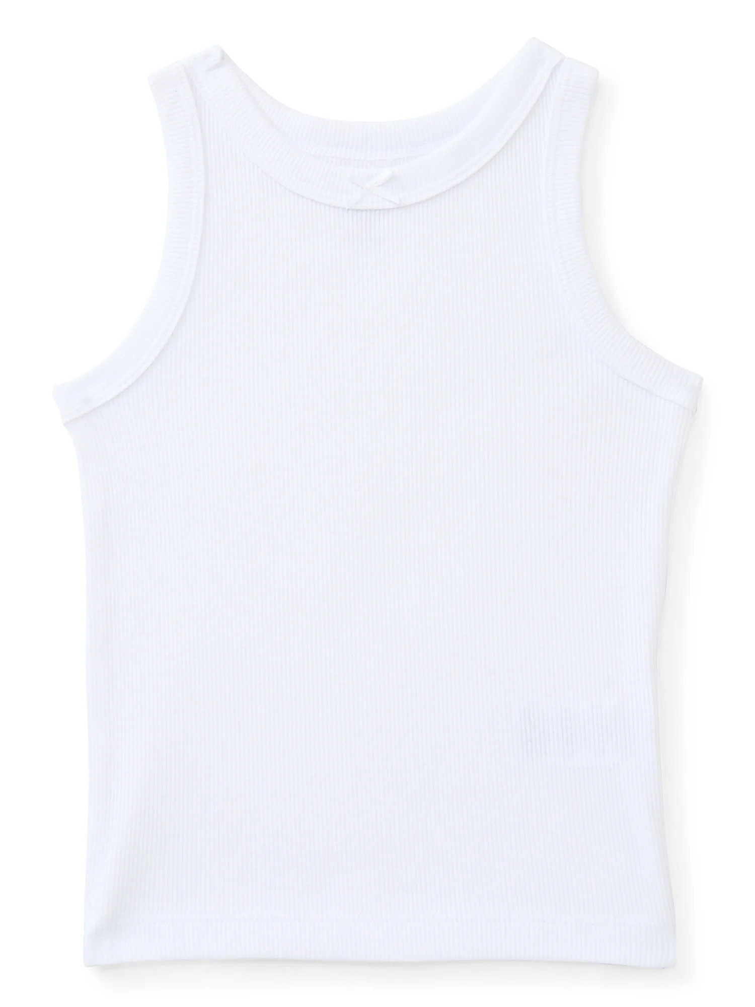 Wonder Nation Toddler Girls Ribbed Tank Top, Sizes 18M-5T | Walmart (US)