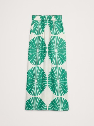 Linen Pull-On Maxi Skirt | Banana Republic (US)