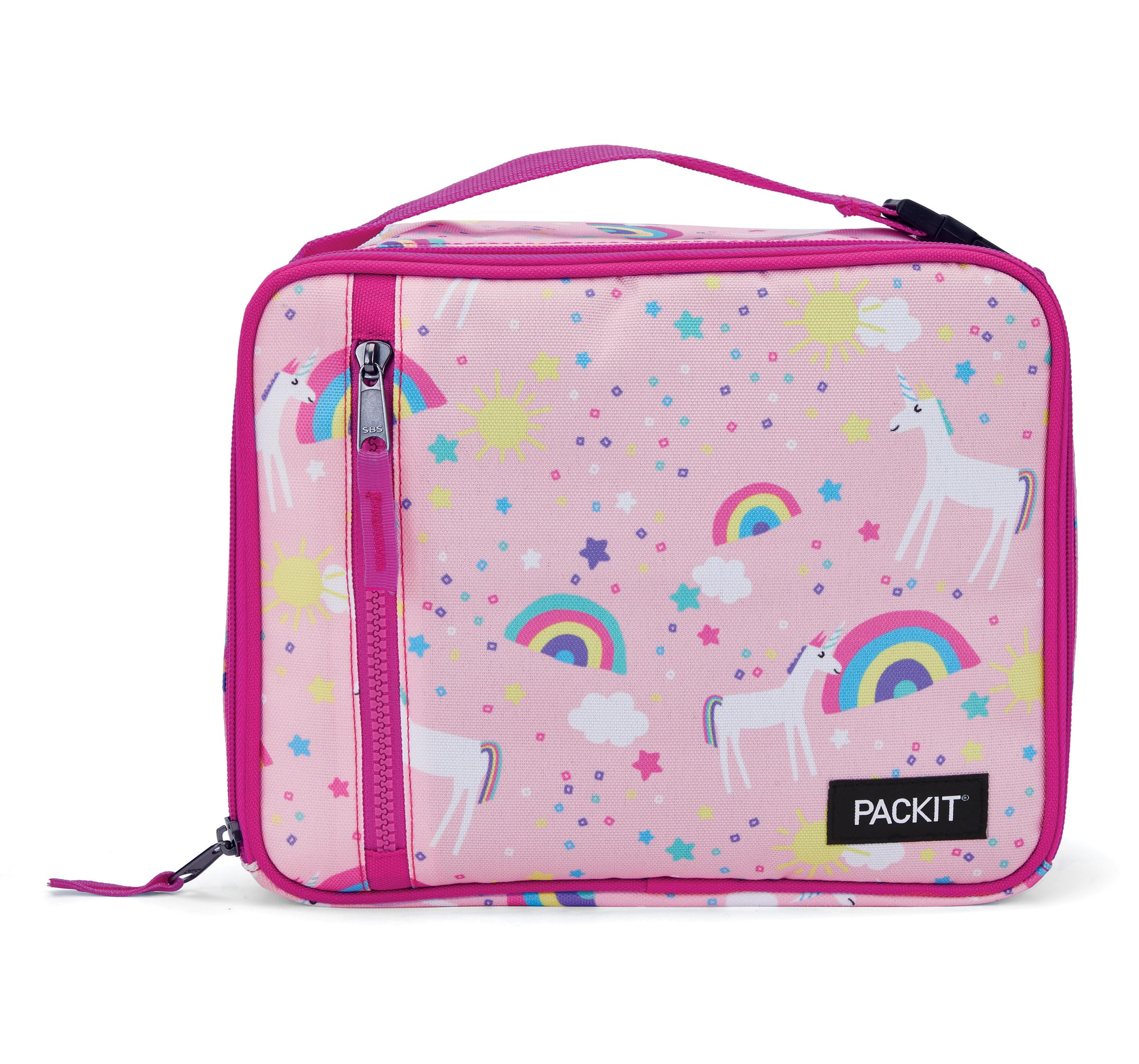 PackIt Freezable Classic Lunch Box, Unicorn Sky Pink, Built with EcoFreeze Technology, Collapsibl... | Amazon (US)