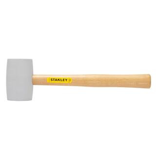 Stanley 16 oz. White Rubber Mallet STHT56145 - The Home Depot | The Home Depot