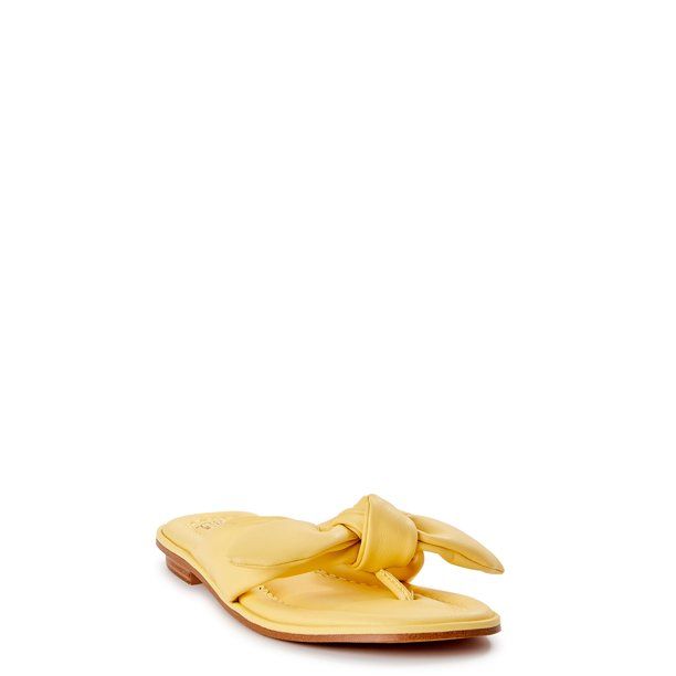 Time and Tru Women's Bow Thong Sandal - Walmart.com | Walmart (US)