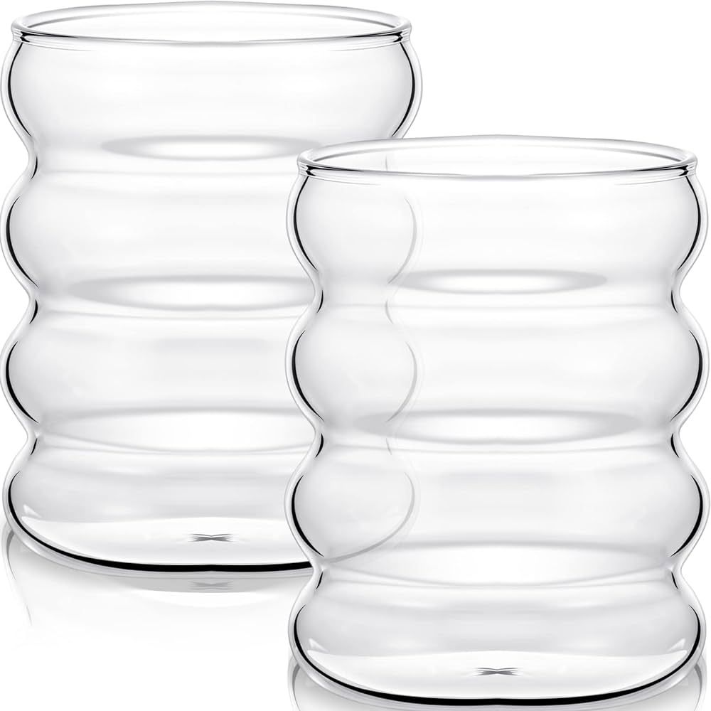 2 Pcs Glass Cup Cocktail Glass Creative Martini Glass Cup Glass Drink Cup Glass Goblet Clear Drin... | Amazon (US)