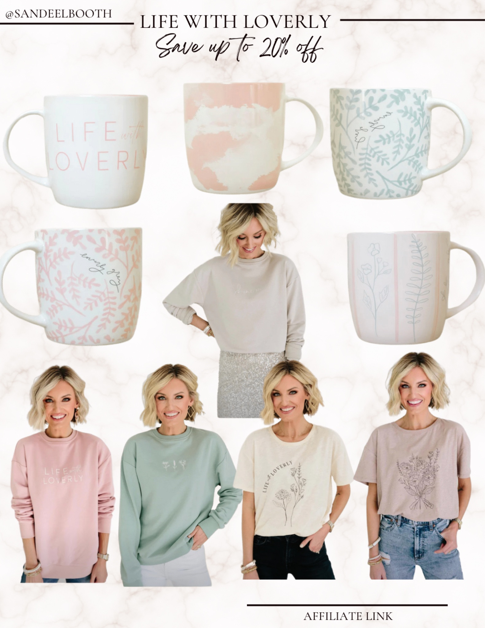 Life with Loverly is on sale this weekend! Spend $50+, save 10% 
Spend $100+, save 15%
Spend $150, save 20% 
Gifts for her, cozy graphic tee, neutral tees, floral coffee mugs 

#LTKunder50 #LTKhome #LTKGiftGuide