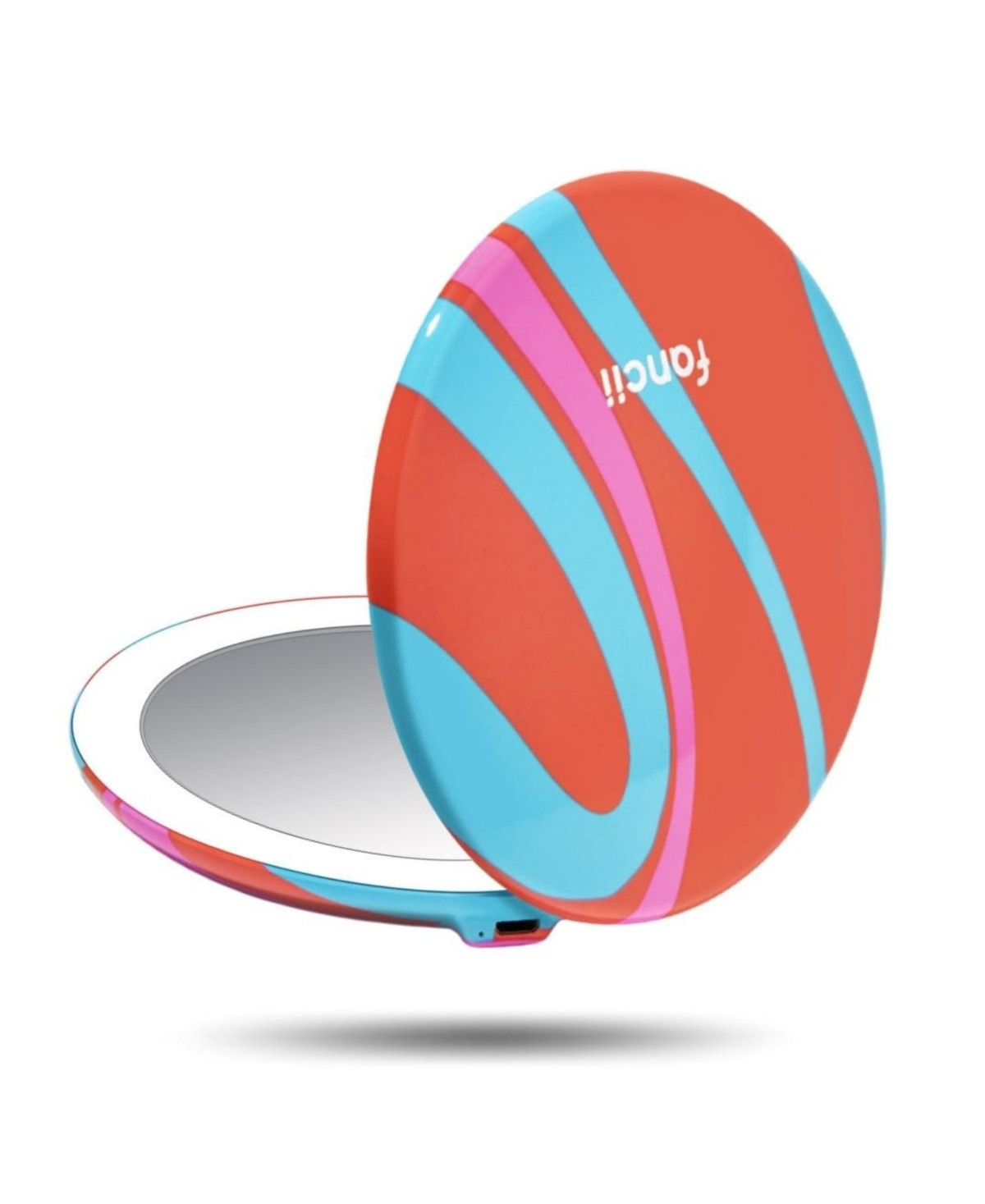 Fancii Taylor 5" Compact Mirror with Led Lights - Groovy Vibes | Macy's