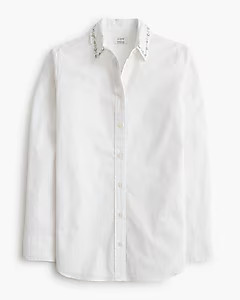 Embellished button-up shirt | J.Crew Factory