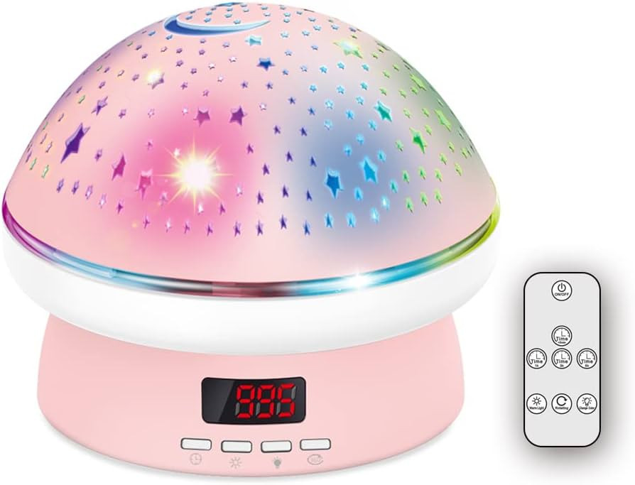 Starry Sky Baby Light Projector Galaxy Light, Timer Starlight Projector, Remote Control Star Ligh... | Amazon (US)
