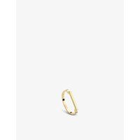 Signature 18ct yellow-gold vermeil thin ring | Selfridges