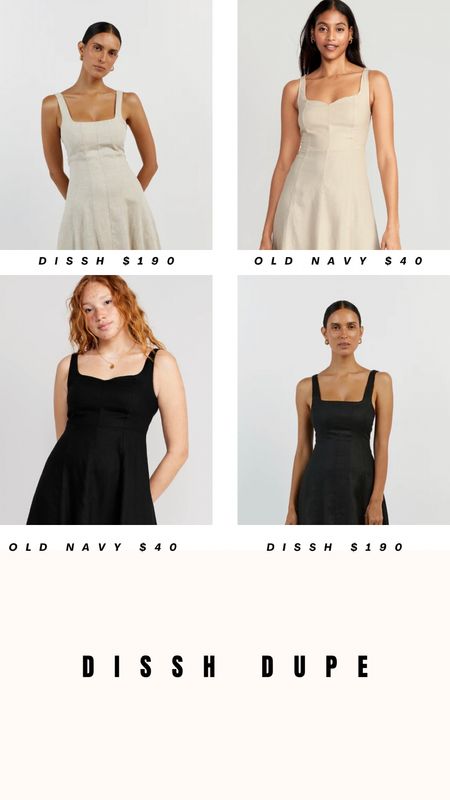 Dissh dupe alert, old navy linen fit and flare dress under $40! 

#LTKFind #LTKsalealert #LTKSeasonal