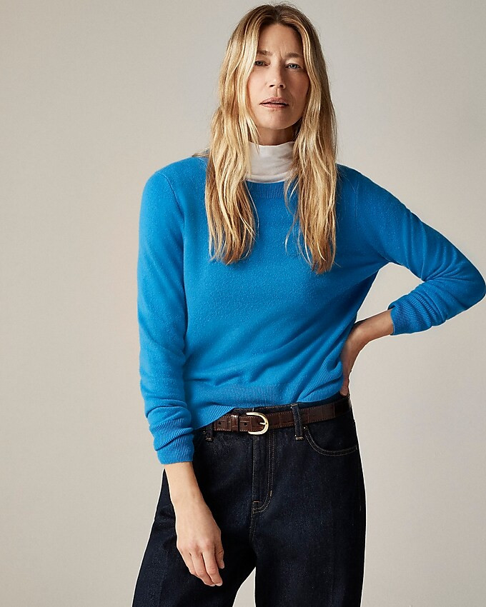 Cashmere classic-fit crewneck sweater | J. Crew US
