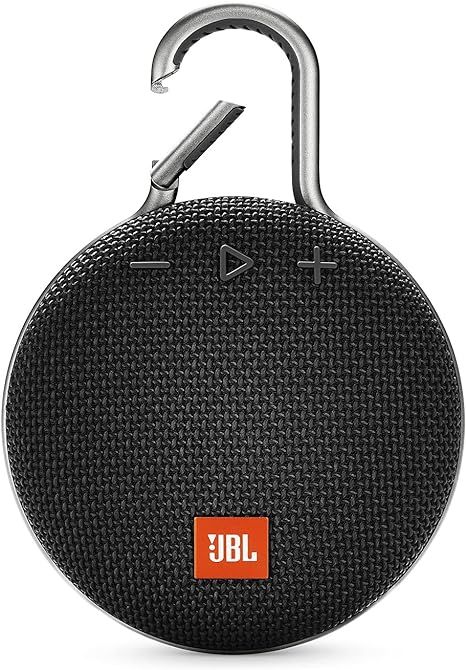 JBL CLIP 3 - Waterproof Portable Bluetooth Speaker - Black | Amazon (US)