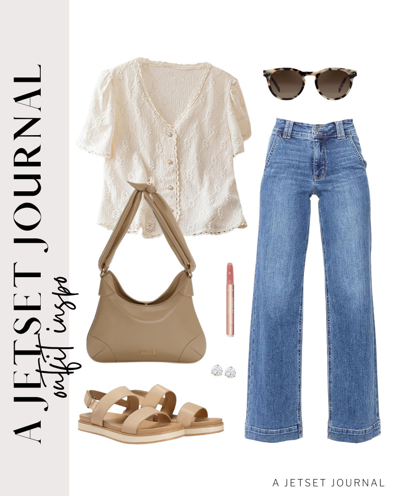This blouse’s details will stand out if you pair it with Astylish high-waisted jeans for a classic vibe. Finish the look with a shoulder purse, flat sandals, and WearMe Pro round polarized sunglasses. Add a hint of Tarte Maracuja Lip Plump, and you’re ready to go.

#LTKSeasonal #LTKSaleAlert #LTKTravel

 

 