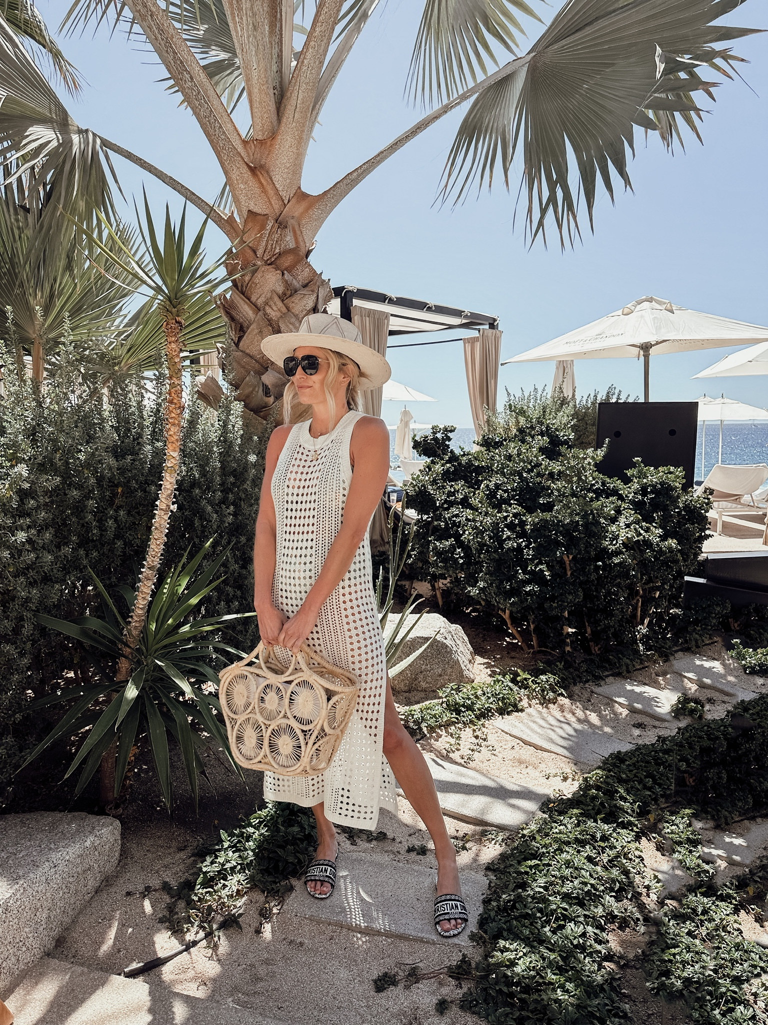 Swim coverup, similar sandals, similar beach bag, hat and sunglasses. 

#LTKFind #LTKtravel #LTKswim