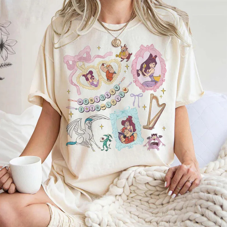 Retro Custom 90's Disney Megara Hercules Shirt, Greek Myth Princess Shirt, Megara Hercules Shirt,... | Etsy (US)