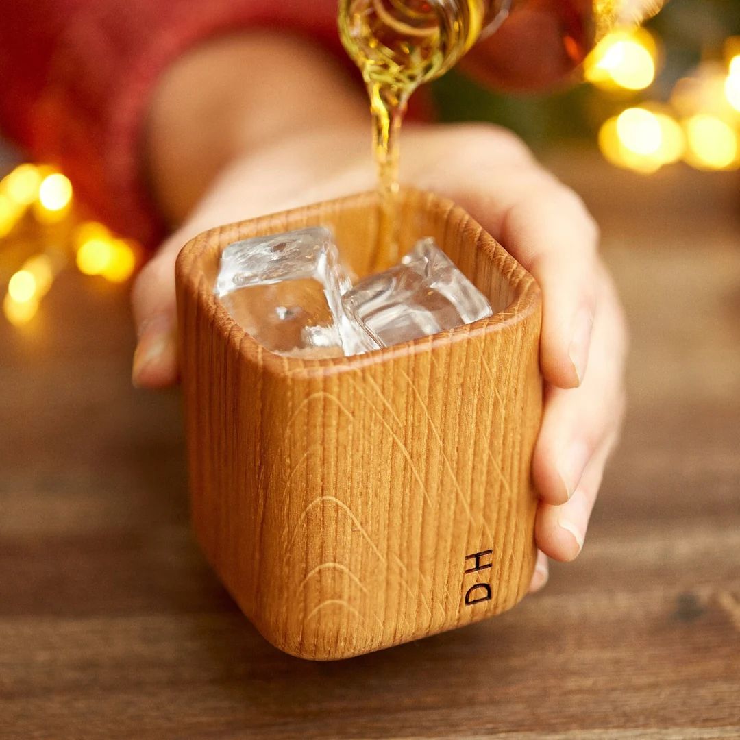 Personalised Oak Whiskey Tumbler / Personalized Gift for - Etsy | Etsy (US)