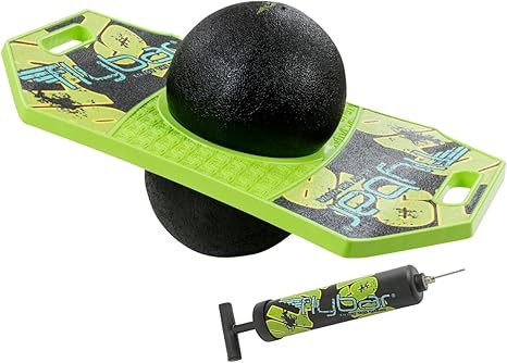 Flybar Pogo Trick Ball for Kids, Trick Bounce Board for Boys and Girls Ages 6+, Up to 160 lbs, In... | Amazon (US)