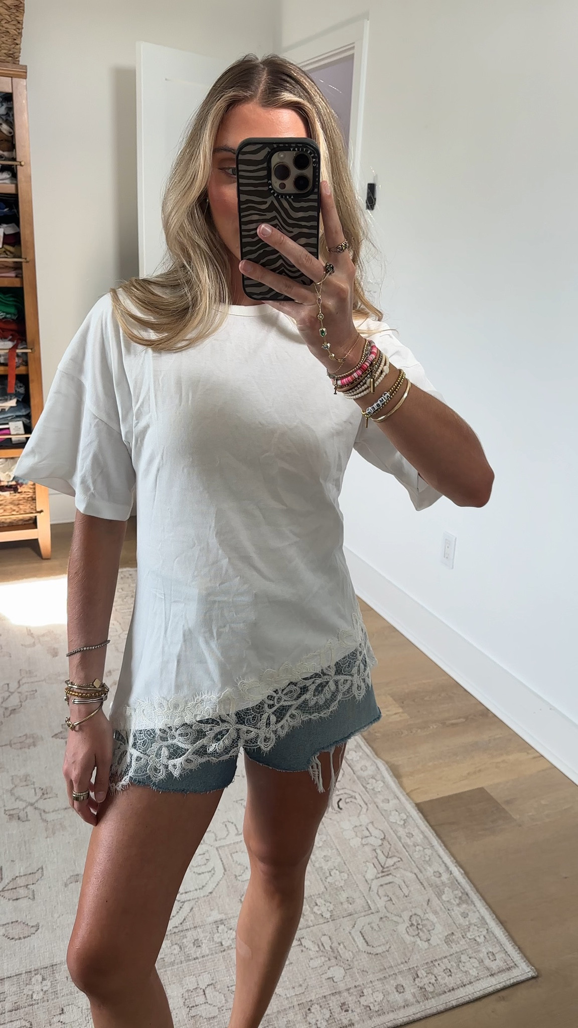 Amazon size small Chevara Women’s Lace Patchwork T-Shirt Short Sleeve Round Neck Asymmetric Top Summer Streetwear Tee

#LTKootd #LTKSaleAlert #LTKdayinmylife