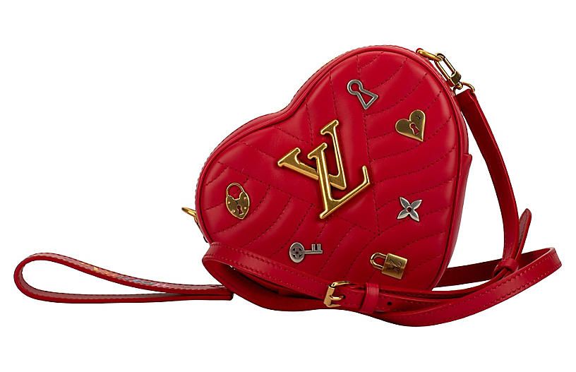 Louis Vuitton Red Heart Charm Handbag - Vintage Lux | One Kings Lane