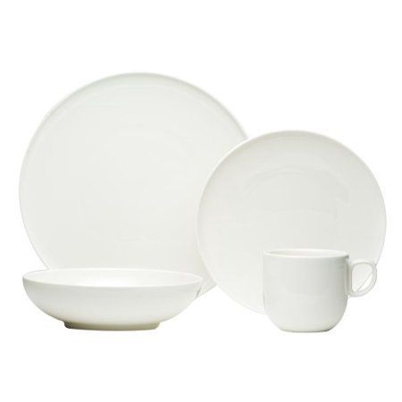 Red Vanilla Everytime White 24-Piece Dinnerware Set | Walmart (US)