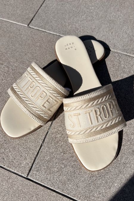 St tropez sandals and bag from target! Perfect sandal for spring! Completes a spring break outfit so well! 

I am wearing my true size 8 in these sandals. 



#LTKfindsunder50 #LTKsalealert
