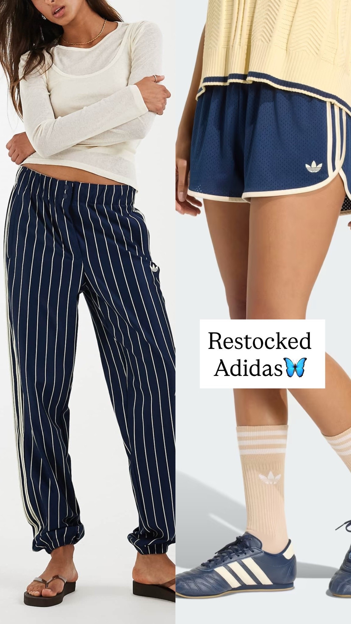 Restocked navy track pants🦋

#LTKsummer #LTKuk #LTKeurope