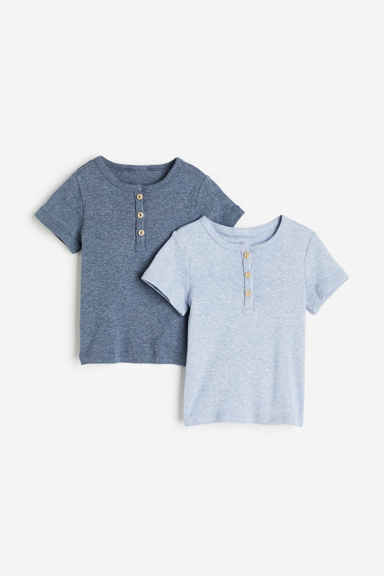 2-pack Cotton T-shirts | H&M (US + CA)
