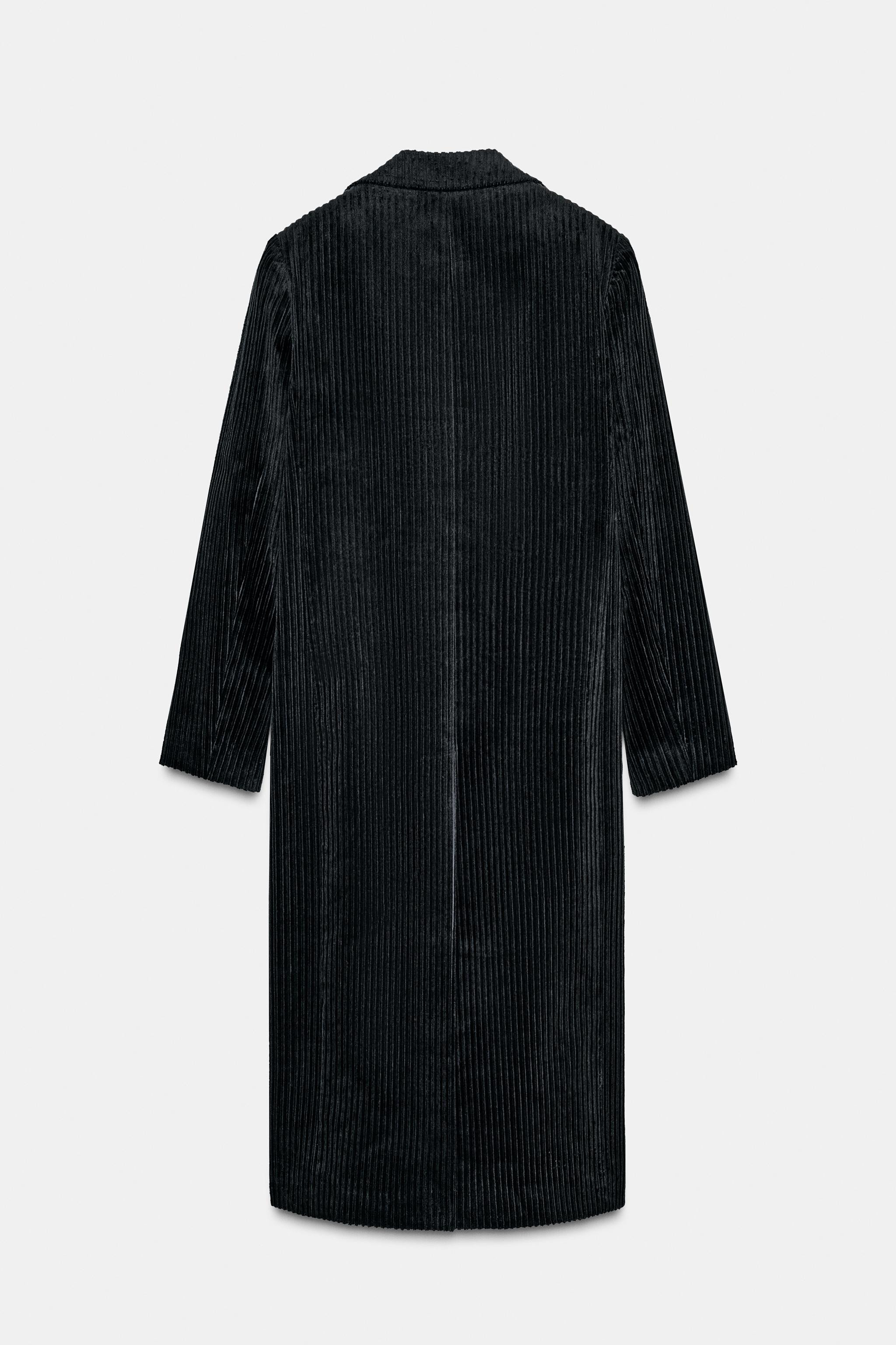 CORDUROY LONG COAT ZW COLLECTION LIMITED EDITION | Zara UK