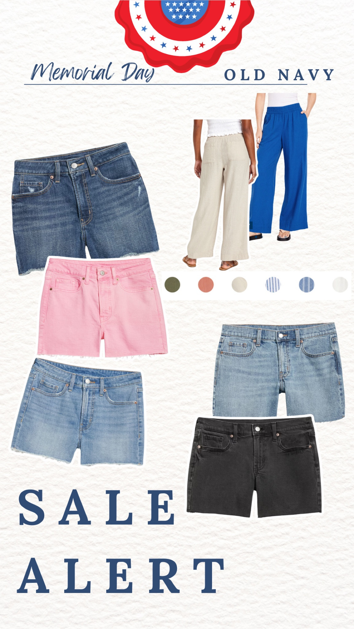 My favorite shorts are 50% off! Old Navy is rolling out 50% most of their website this weekend, which includes both the 3” and 5” in seems! As well as $14 linen pants!

#LTKFindsUnder50 #LTKSaleAlert #LTKMidsize