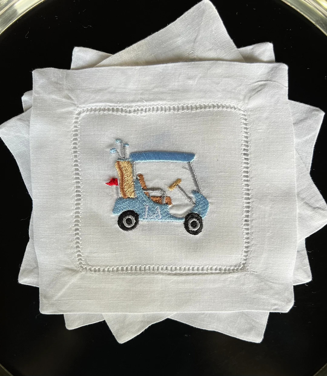 Golf Cart Cocktail Napkins Set of 4 - Etsy | Etsy (US)
