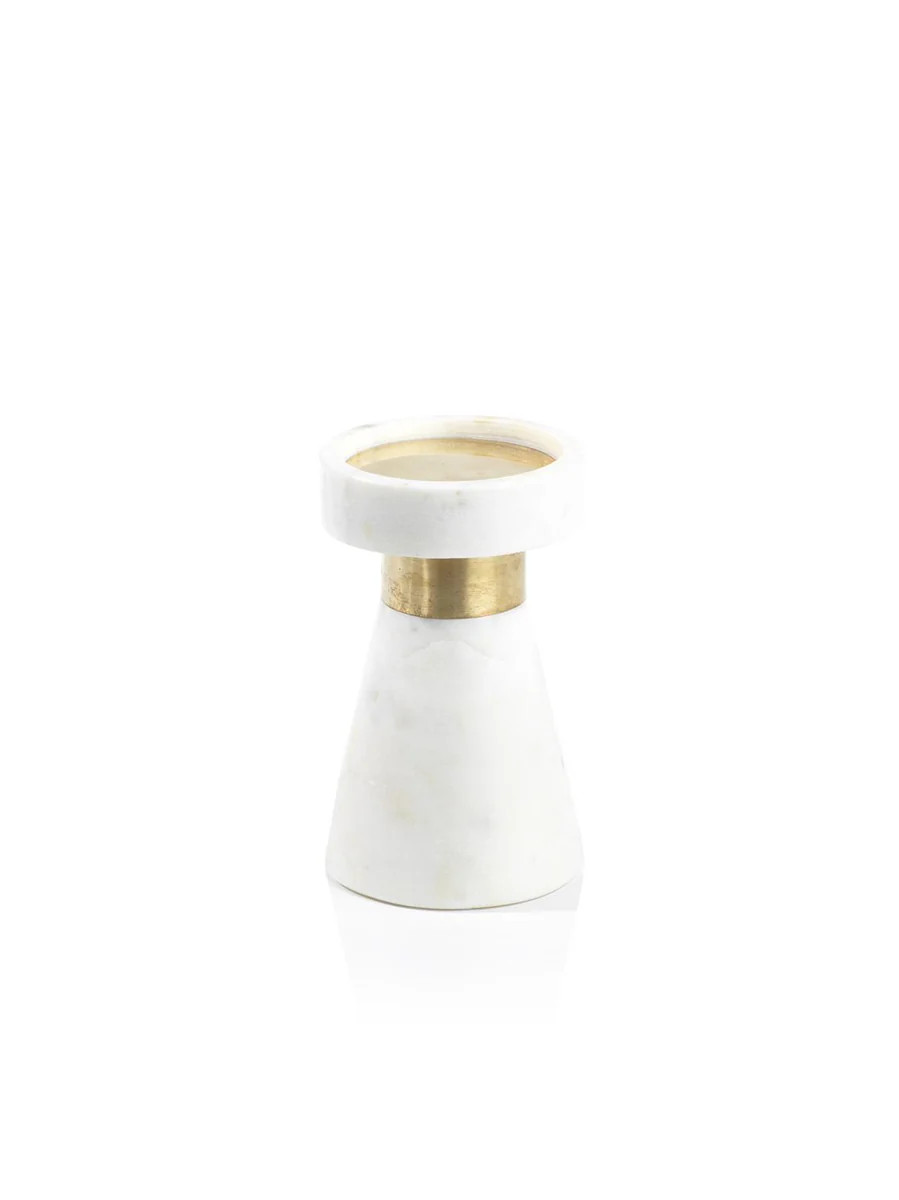 Mannara 6" Tall Marble Pillar Candle Holder | Lord & Taylor