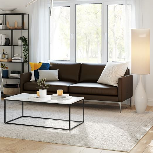 Banks Leather Sofa | West Elm (US)