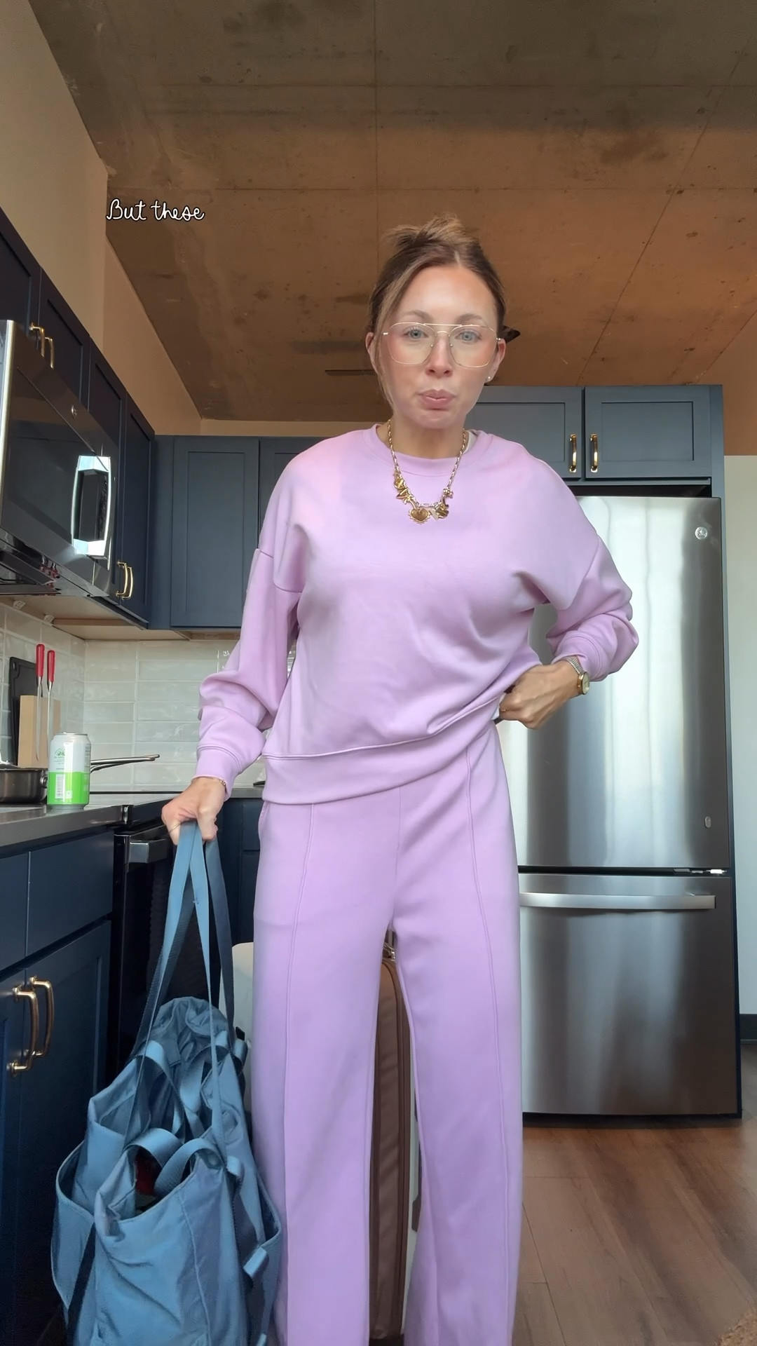 This Walmart set feels just like spanx and a fraction of the price! $15 sweatshirt (small) and XS pants! My Abercrombie tote is my Favorite for travel! 

#LTKootd #LTKTravel #LTKdayinmylife