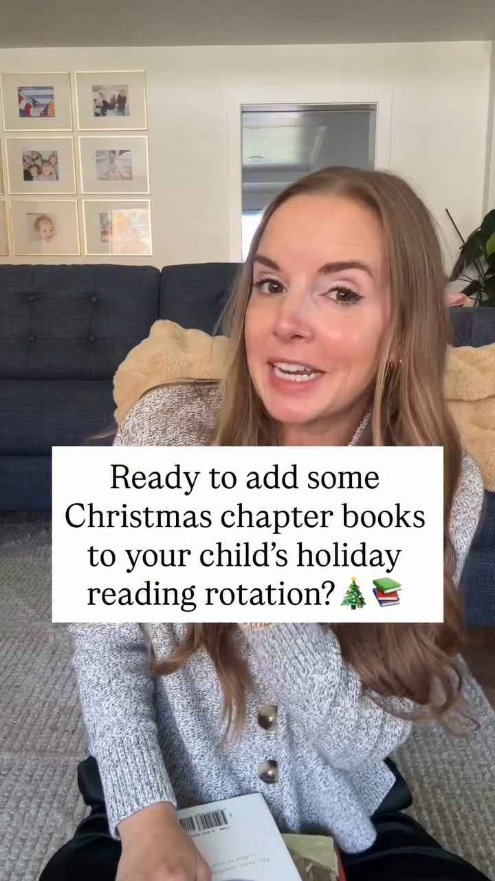I’ve got a MASSIVE stack of Christmas picture books, but as my kids get older, it is fun to add some holiday chapter books to the mix! 

If you’re looking for some good ones - either as read alouds or for solo reading - I’ve got a big list of fun suggestions! 

#LTKHoliday #LTKKids