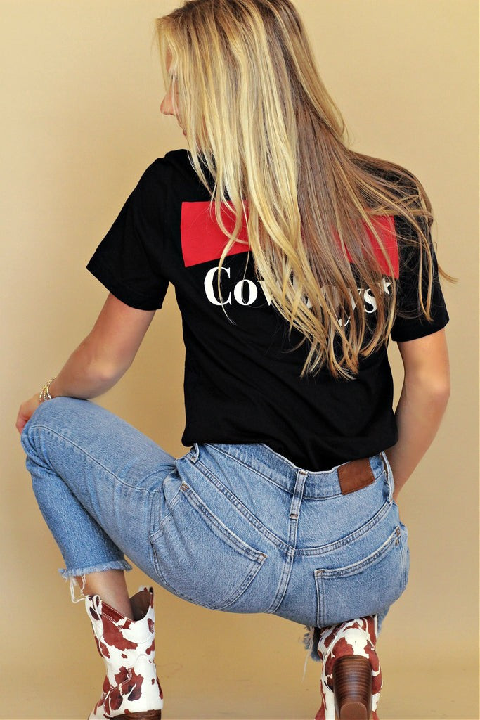 NEW!! Cowboys Forever Graphic Tee in 2 Colors | Glitzy Bella