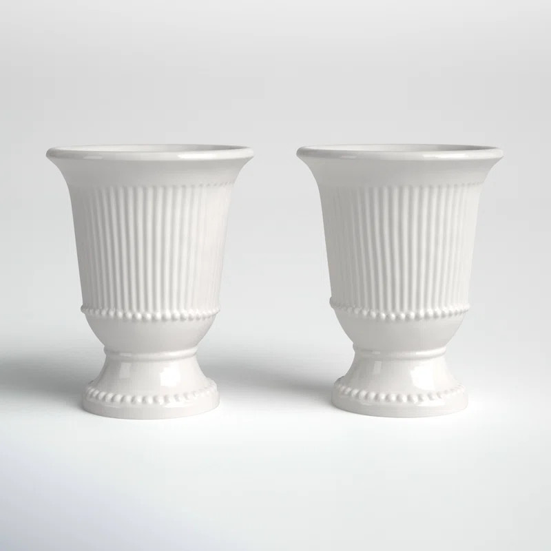 Toddy 9.13'' Handmade Ceramic Table Vase | Birch Lane