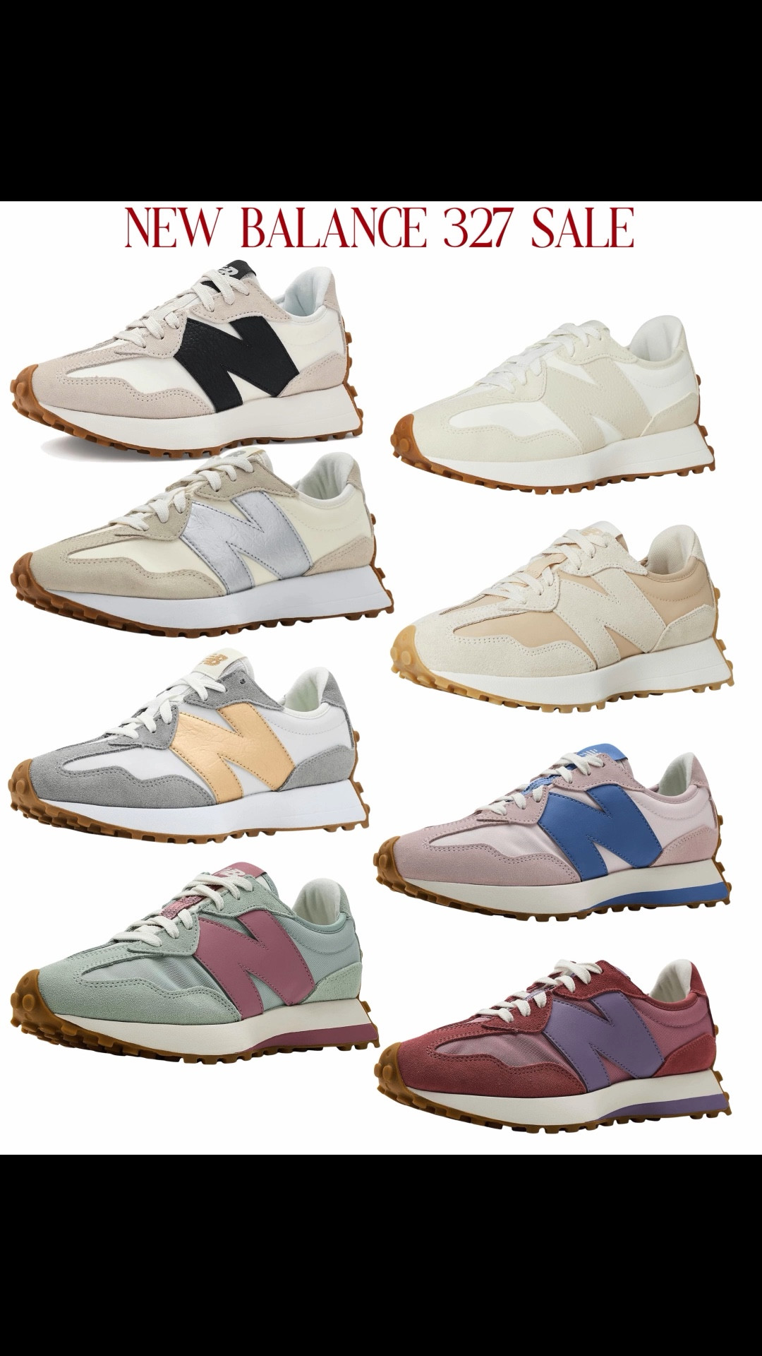 🔥 Rare sale on TONS of New Balance 327s! On the Zappos site, sign in & use WIN20 on MARKED styles! More than this, but these are the colors currently fully stocked! NB Direct also has some (2nd link, not as many)

#LTKSaleAlert #LTKmomlife #LTKActive