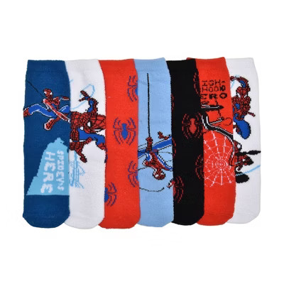 Boys' Spider-Man 7 Days Of Cozy Socks - White | Target