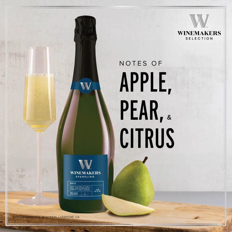 nemakers Selection Brut White Wine, 750ml, 13% ABV, Shelf-Stable | Walmart (US)