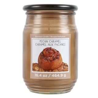 Pecan Caramel Scented Jar Candle by Ashland®, 16.4oz. | Michaels Stores