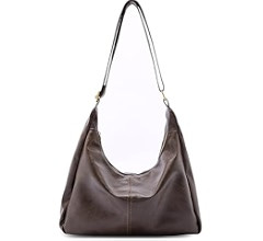 celestina Hobo Bags for Women, Ultra Soft Foldable Vegan Leather Shoulder Handbag, Stylish Slouch... | Amazon (US)