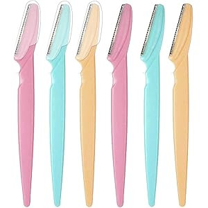 Dorco Tinkle Eyebrow Razor, Hair Trimmer Shaver and Tough Up Tool, Facial Razor with Safety Cover, 6 | Amazon (US)