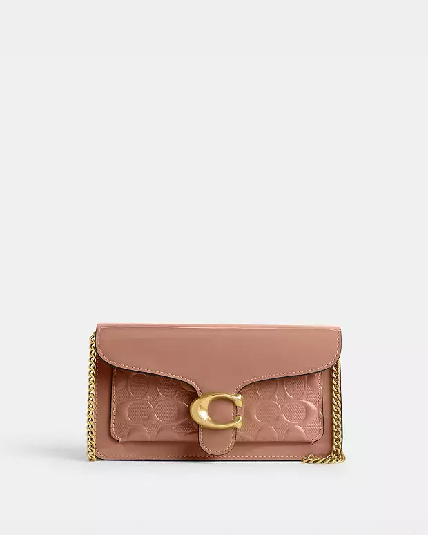 Tabby Chain Clutch In Signature Leather | Coach (US)