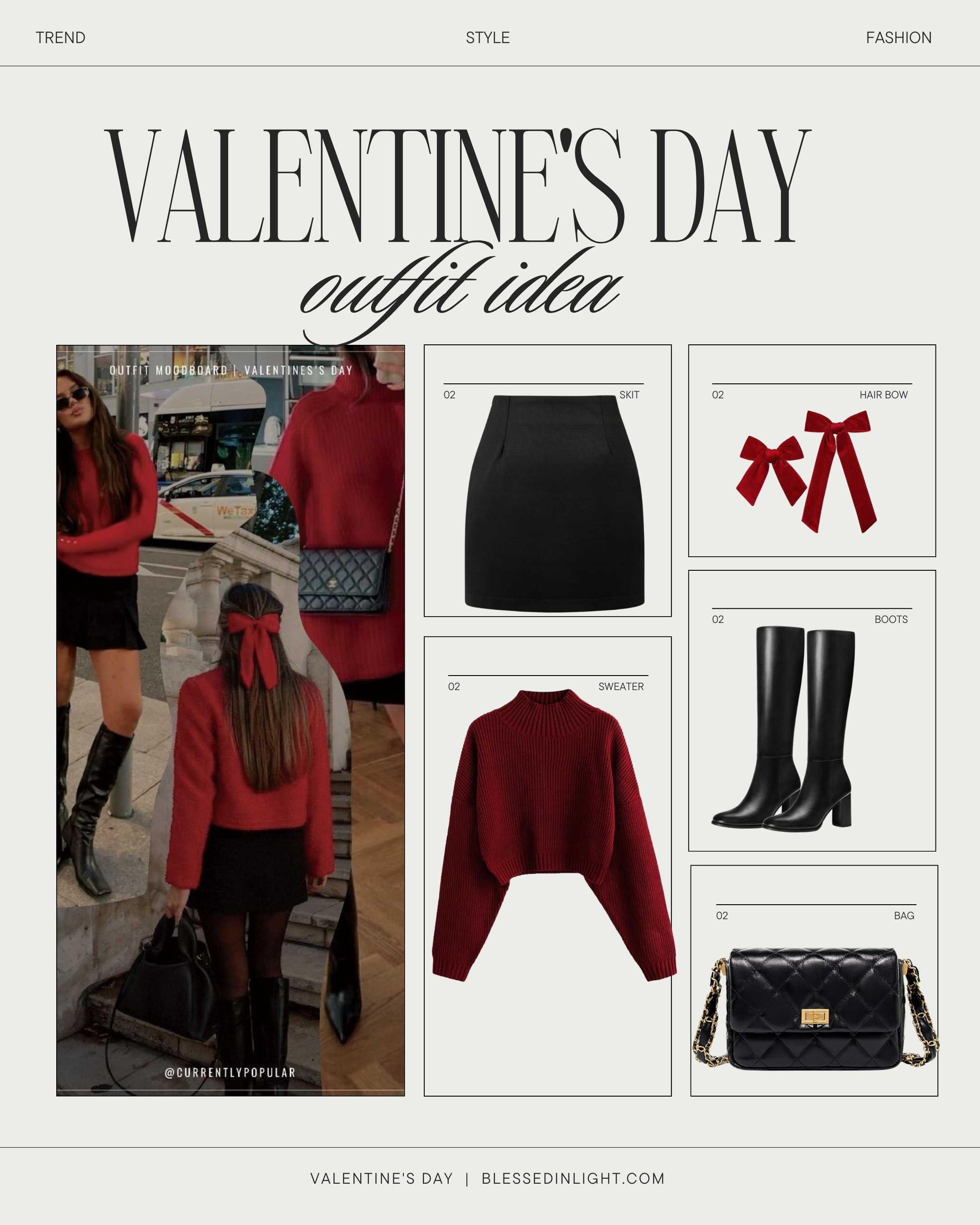 Outfit idea for valentine's day#fashionstyle #fashionista #style #styleinspo #styleblogger #valentine #valentinesdaygift 

#LTKStyleTip #LTKWatchNow #LTKGiftGuide