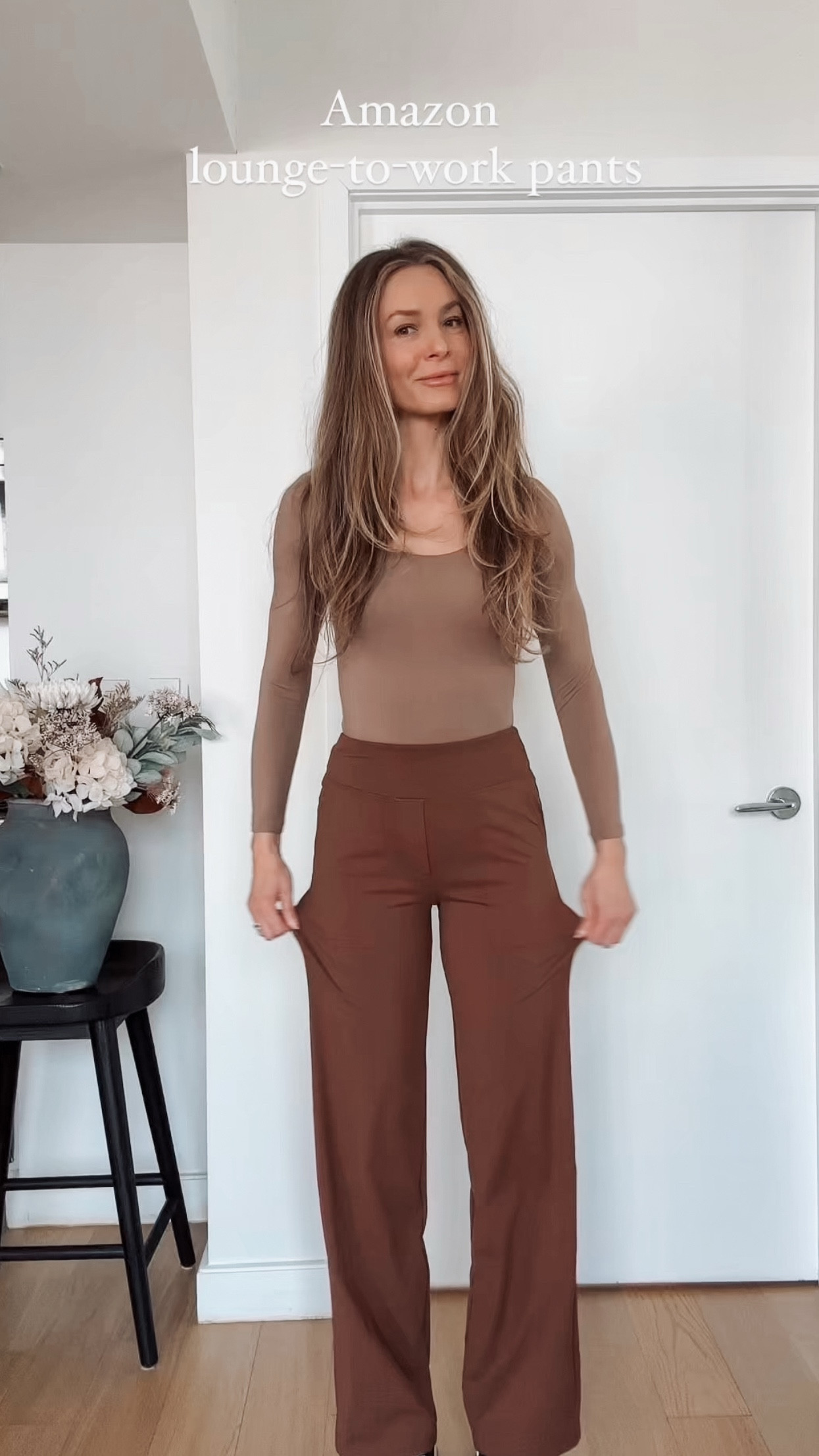 Love these wide-leg pants for spring! So many stylish outfits with just one pair of pants. Super comfortable and perfect for the season! 🫶
You can wear them at the gym and also at the office! 
Wearing size S, inseam 33”


#LTKFindsUnder50 #LTKStyleTip #LTKActive
