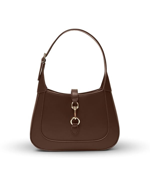 Shoulder Bag for Women - Small Shoulder Purses - Top Handle Structured Handbags - Adjustable Stra... | Amazon (US)